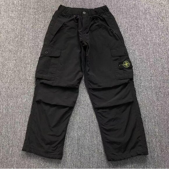 Stone Island Black Loose Padded Overalls - Picture 1 of 13